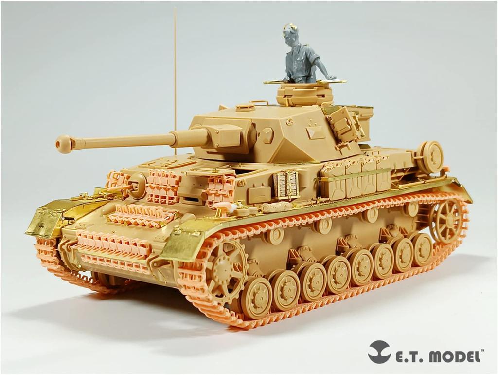 ET Model 1/35 WWII German Army Panzer IV Ausf. G Early Production Detail-Up Parts Set (for Tamiya) Plastic Model Parts E35-308