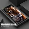 Wolf Lion Tiger Animal Cute S25 Ultra Case For Samsung Galaxy S25 S24 S23 S20 S21 FE S22 Ultra S10 Plus 5G Case Soft Phone Cover