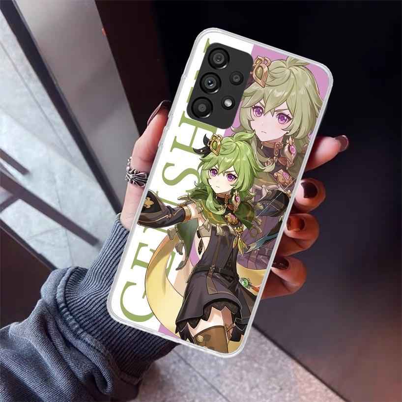 Genshin Impact Anime Phone Case For Samsung Galaxy A17 A57 A37 A16 A26 A36 A56 A15 A25 A35 A55 A14 A13 A54 A53 A34 A24 A33 A23 G