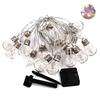 50/100 LEDs Solar Bubble Ball Fairy Powered G45 String Light Lamp Garden Decor