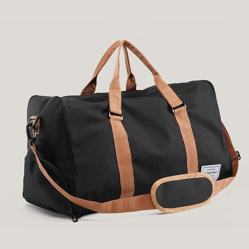Duffelová taška, cestovní taška, zavazadlová taška, velká kapacita, na služební cesty, lehká, lze umístit na madlo, taška z oxfordské tkaniny, styl přes tělo