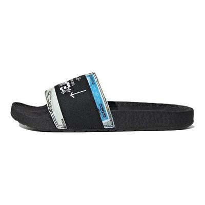Originals Adilette Dicksohl Slipper Rutschfeste Pantoletten Unisex Schuhe Schwarz Weiß GX1808