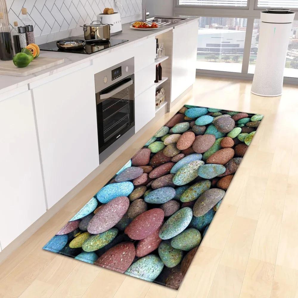 Pebble Pattern Home Kitchen Floor Mat Door Front Decoration Floor Mat