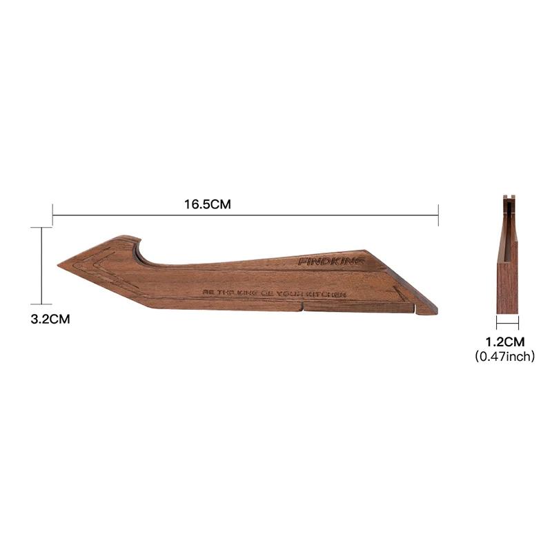 Kitchen Knife Protector Wooden Blade Guards Japanese Raw Fish Knife Rack Sashimi Knife Cover Wood Stand Walnut Knife Holder