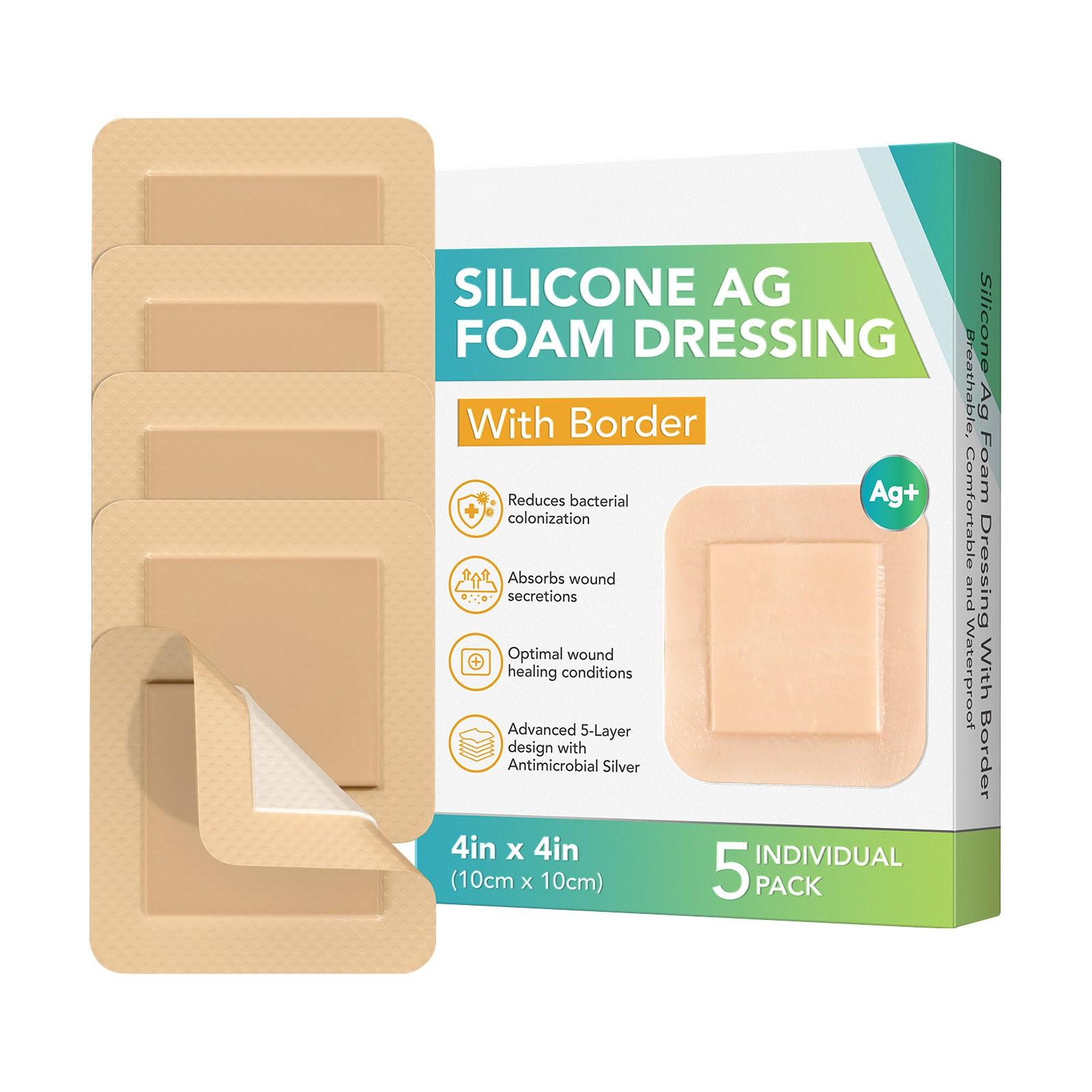

Силиконовые суперабсорбирующие повязки для ран 5 упаковок One Size синий