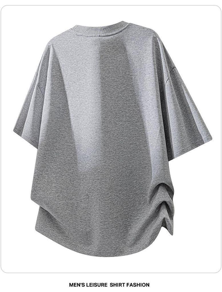 Men's Trendy Summer Short Sleeve T-shirt: Casual, Versatile, High-End Feel Pullover