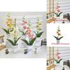 Orchid Artificial Plant For Wedding Decor With Realistic Design For Photography And Home Display