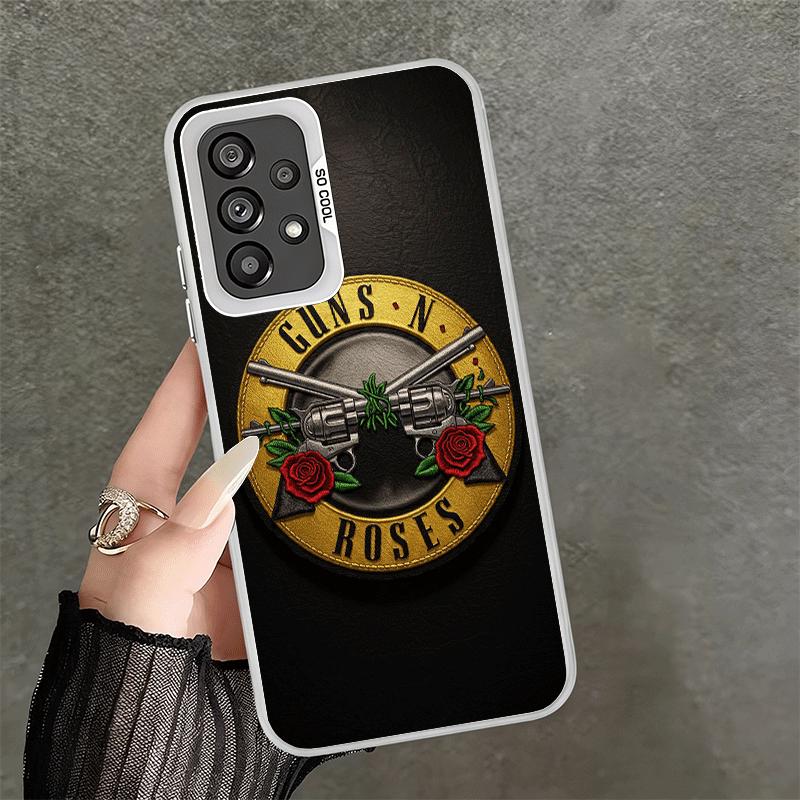 Band G-Guns N R-Roses Soft Phone Case for Samsung A17 A16 A15 A14 A13 A57 A56 A55 A54 A53 A37 A36 A35 A34 A33 A26 A25 A24 A23 A5