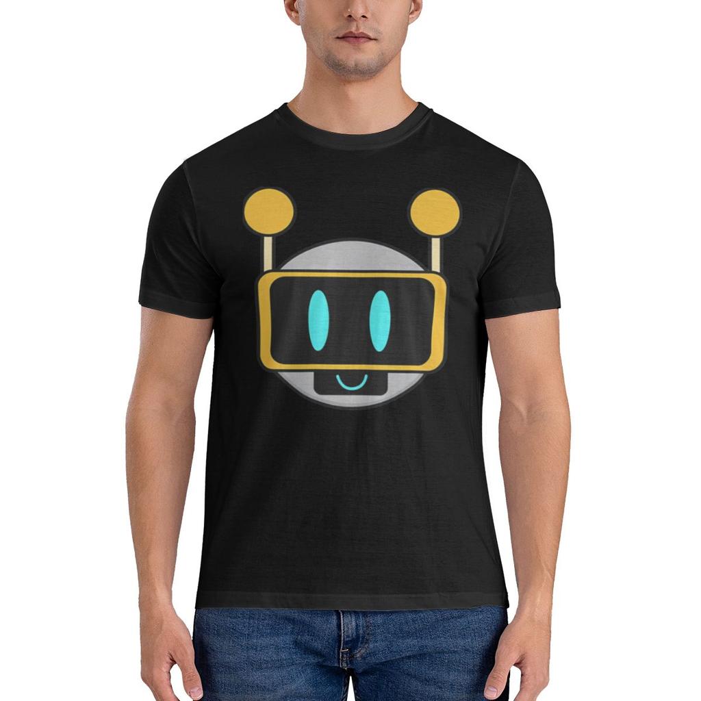 Sprunki Happy Mr Fun Bot Robot Head Not Easy To Deform Tshirtartistic Style Dark Color Schemes Short Sleeve