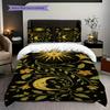 Celestial Harmony Mystical Cosmic Design Bedding 1 Duvet Cover 2 Pillowcase Without Core Without Core Christmas Birthday Gift Bedding Set