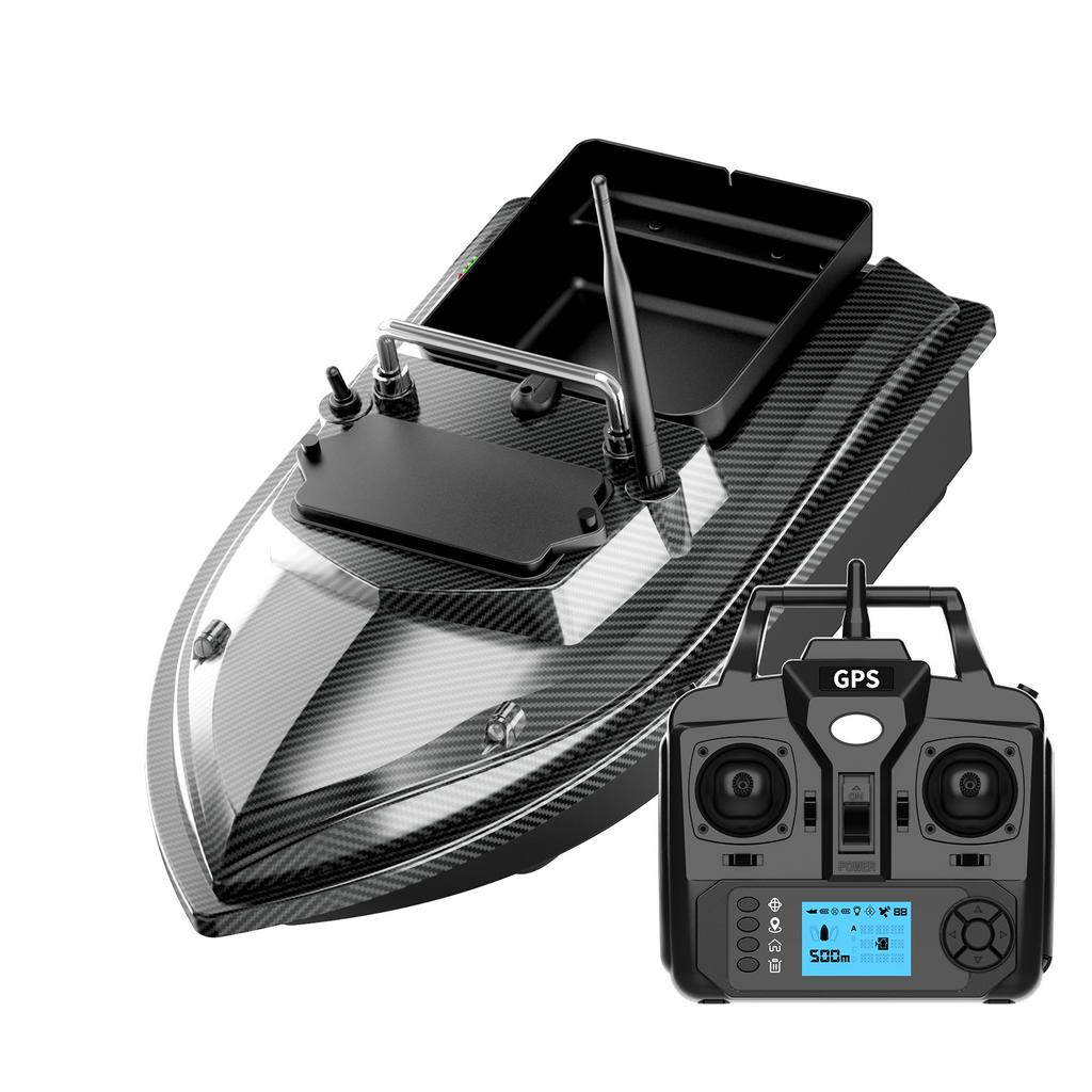 500M Remote Control Bait Boat 2KG Loading RC Fishing Bait Boat Dual Motor Fish Feeder Device