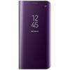 Case for Xiaomi Redmi Note 8 Pro, Mirror Flip Ultra Thin Anti-Scratch Shockproof Technology Cover Clear View Standing Case for