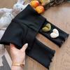 Girls Fleece Lined Pants Winter Warm Korean Style Fashion Heart Print Tights for Baby Toddler Leggings Trousers