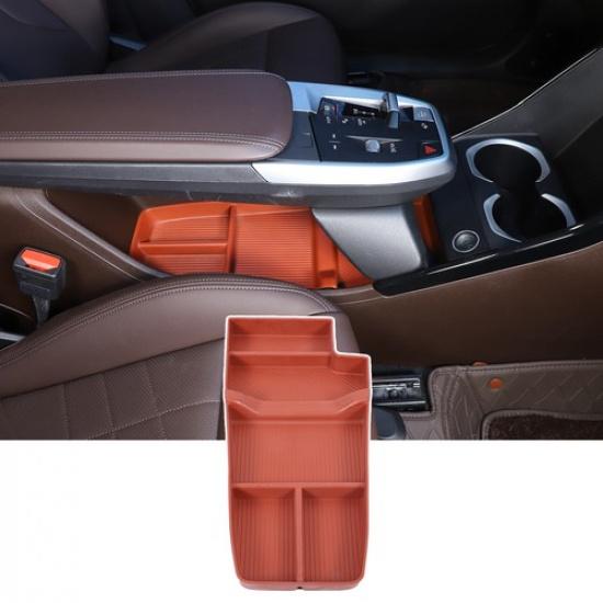 Rote untere Ablagebox-Organizer-Schale für die Mittelkonsole für BMW X1 U11 -2024