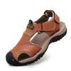 Fashion 2024 Genuine Leather Men Shoes Summer New Large Size Men's Sandals Men Sandals Fashion Sandals Slippers Big Size 38-47