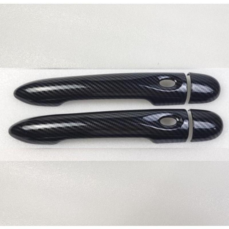 For Renault Megane 3 MK3 III 2008 2009 2010 2011 2012 2013 2014 2016 Carbon Fiber Car Door Handle Cover Trim Styling