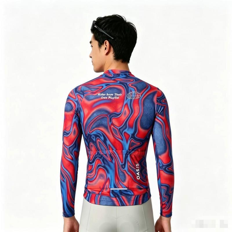 Men Women Cycling Jersey Short Sleeve Long Breathable Quick Dry Performance Top Road Bike Riding