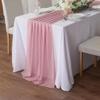 Solid Color Chiffon Table Runner Chiffon Gauze Table Runner Wedding Table Runner  Wedding Arch