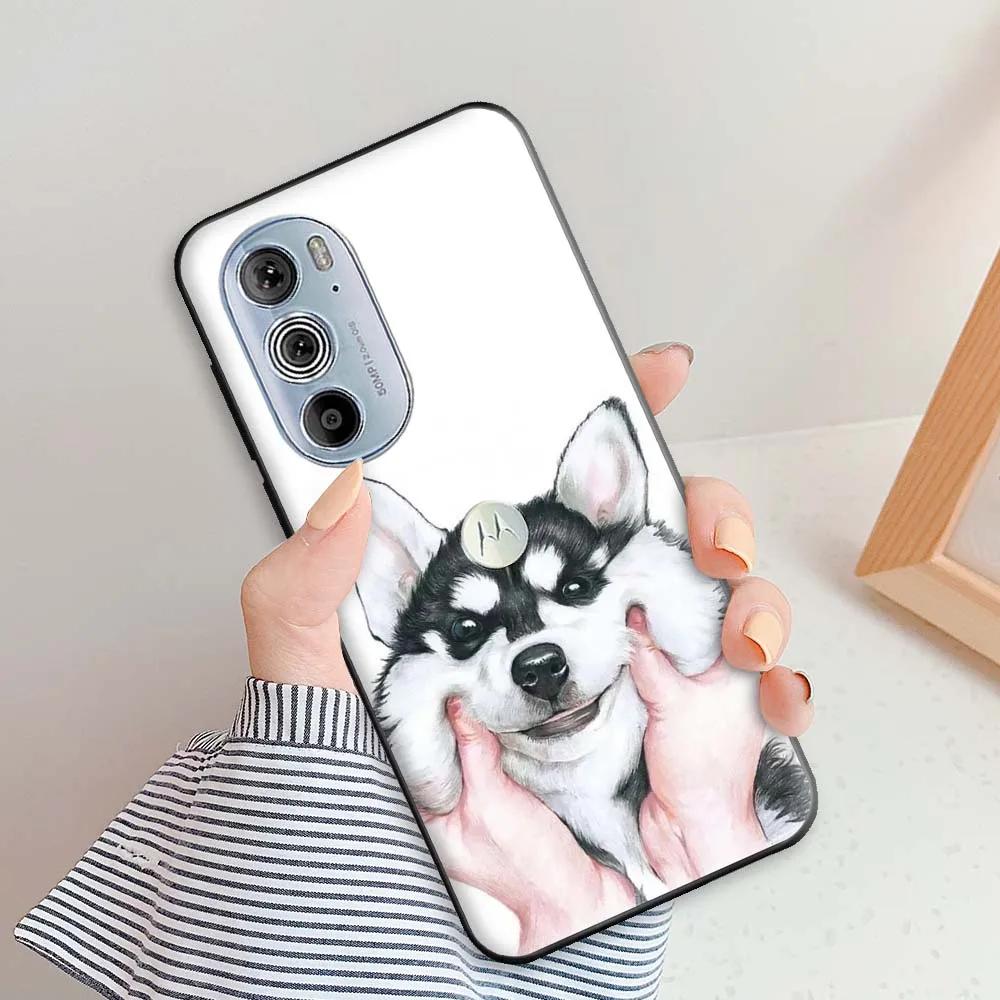 For Moto Edge 30 Pro Case Cover Edge30 Matte Silicone Case for Motorola Moto Edge 30 30Pro Fashion TPU Protective Back Cover