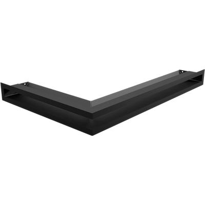 Vent Cover LUFT rohový pravý 40x60x6 černý Slim