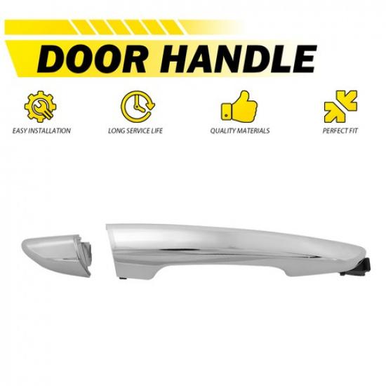 Exterior Door Right Handle Rear RH Chrome Passenger for Hyundai Sonata 2015-