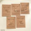 5 Pcs Simple Heart Choker Necklaces Set for Women Fashion Crystal Hollow Love Pendant Necklace Design Jewelry Set Gifts