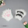 Source Handmade Plush Olita Animal Ears Animal Claws Accessories Soft Cute Girl Cat Lady Cat Claws Half Finger Gloves