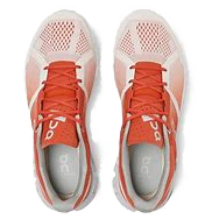 On Cloudflow 2.0 Shock Absorbing N-Slip Low-Top Running Shoes Women Sneaker Orange 25.99587