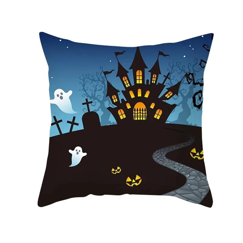 Halloween Horror Haunted House Office Living Room Sofa Car Decorative Pillowcase