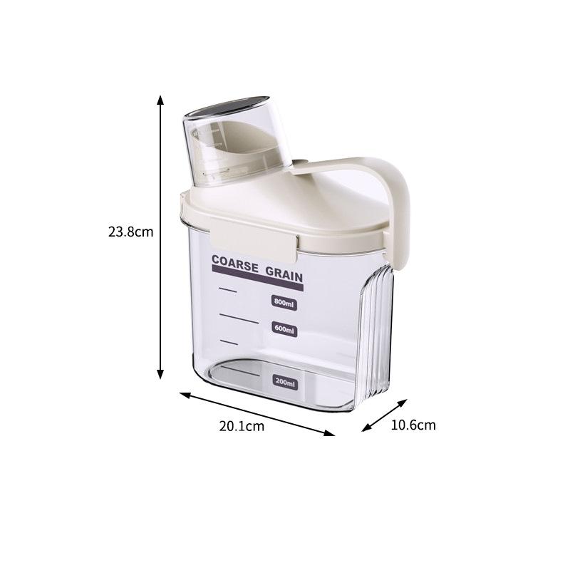 

Герметичный резервуар для хранения Большой вместимости Бытовой кухонный резервуар для хранения зерна Ведро для муки Эффективно герметичный Влагостойкий