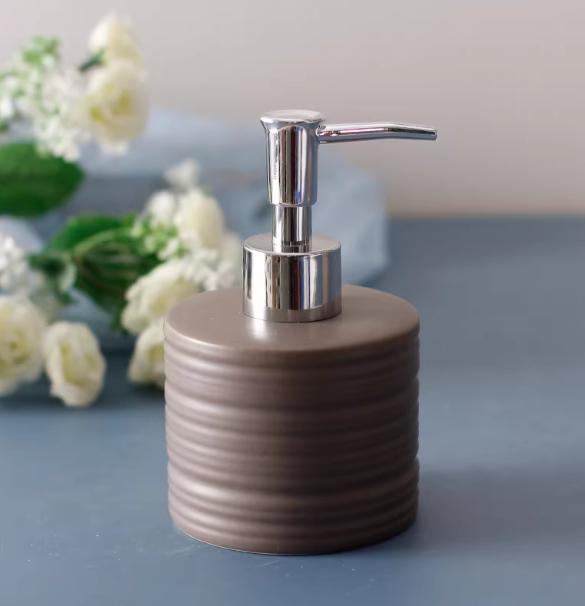 Home Bathroom Supplies Ceramics Hand Sanitizer Bottle Flowers Shell Lotion Bottle Press Split Bottle Soap Dispenser Empty Bottle