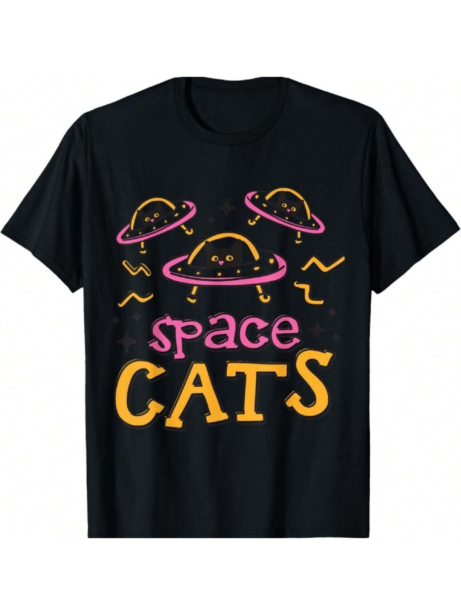 Space Cats T-Shirt S разноцветный