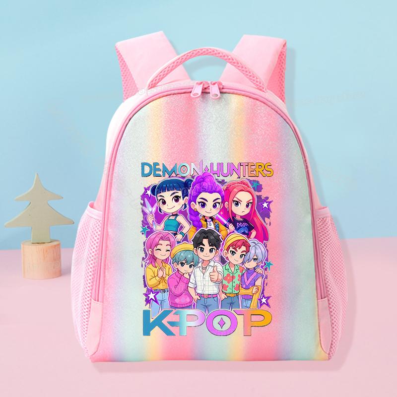 KPop Loveci na démony Škola Duhový Batoh Rumi Mira Zoey Dívka Studentský Batoh Anime Film Ženy Cestovní Batoh Narozeninový Dárek