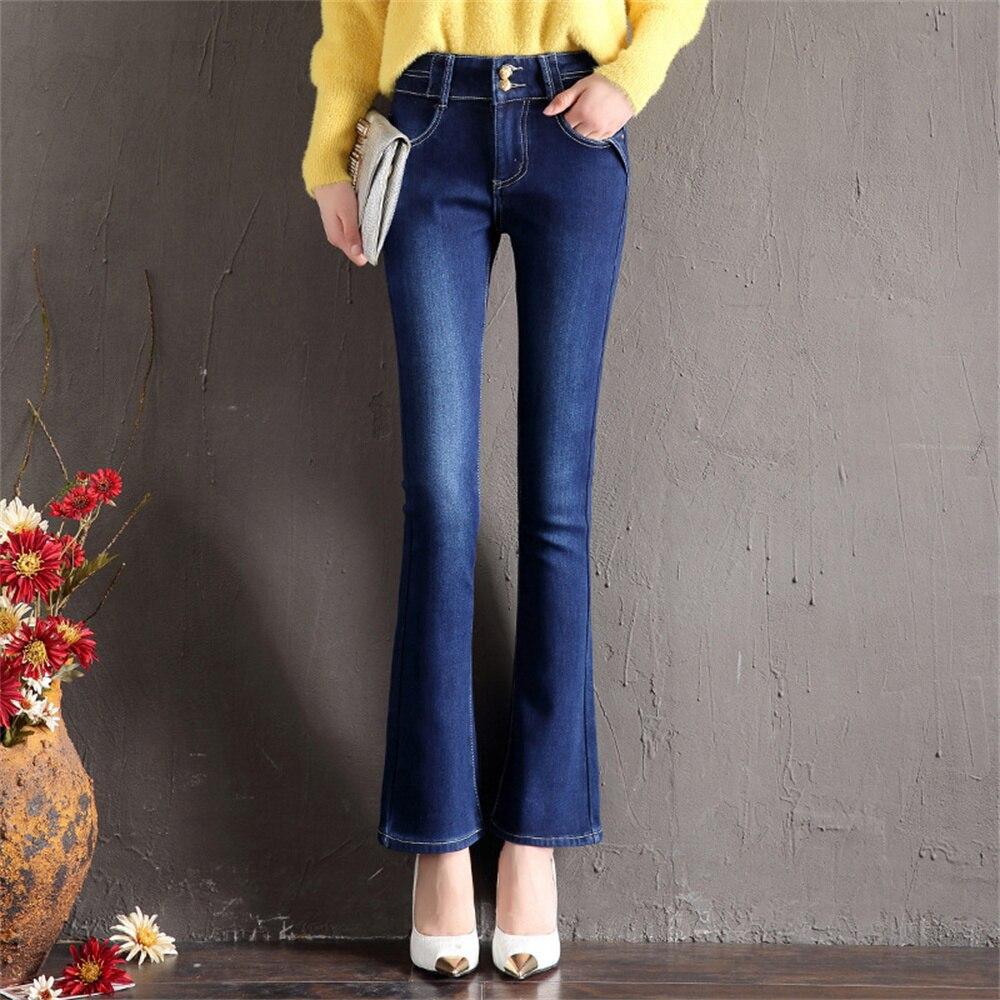 

2022 зимние джинсы, новые ретро-модные корейские однотонные теплые утолщенные брюки-карандаш, узкие джинсовые брюки с высокой талией, тонкие брюки для отдыха 34 синий