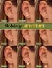 Bobisty  9Pairs 14K Gold Plated Hoop Earring Stacks for Women Stud Hoop Earrings Stainless Steel Cartilage Earring Sets Piercing