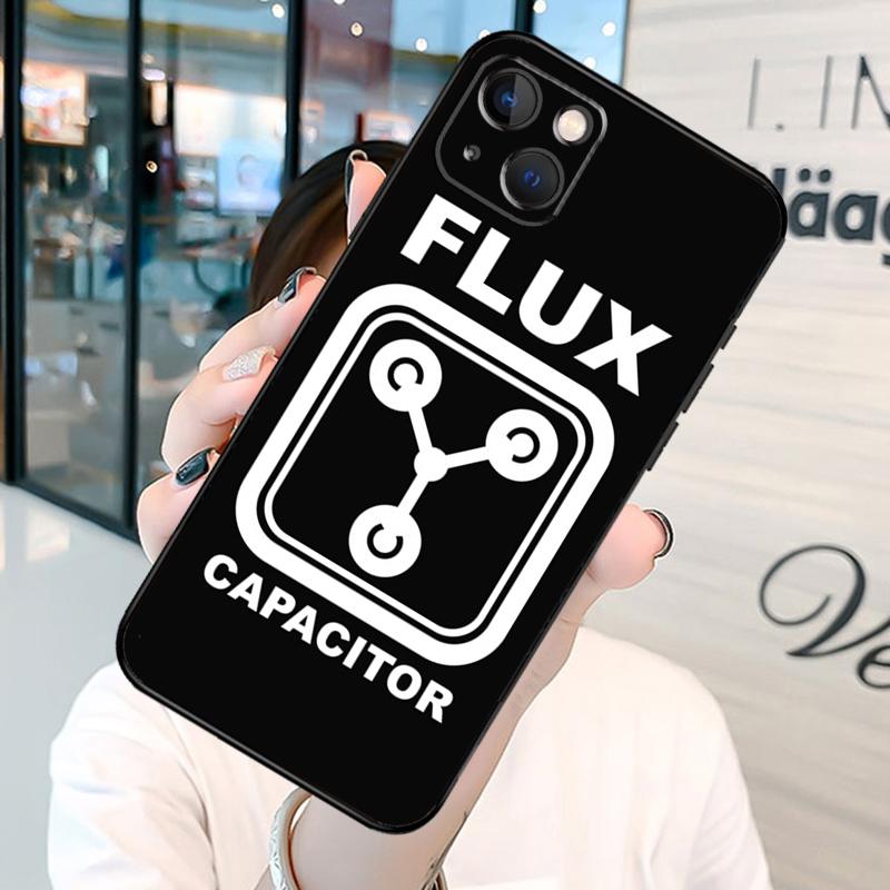 Back To the Future Flux Capacitor Phone Case For iPhone 13 12 Mini 11 14 15 Pro Max SE 2020 7 8 Plus X XS Max XR Cover Shell