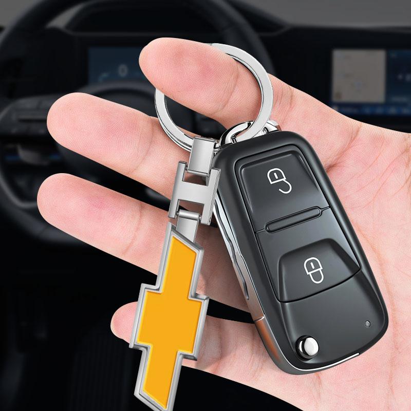 Auto-Emblem Schlüsselanhänger Schlüsselring Zubehör für Chevrolet Chevry Cruze Impala Camaro Garna Equinox Volt Yakista AVEO Limousine Schrägheck Malibu Trax Aveo