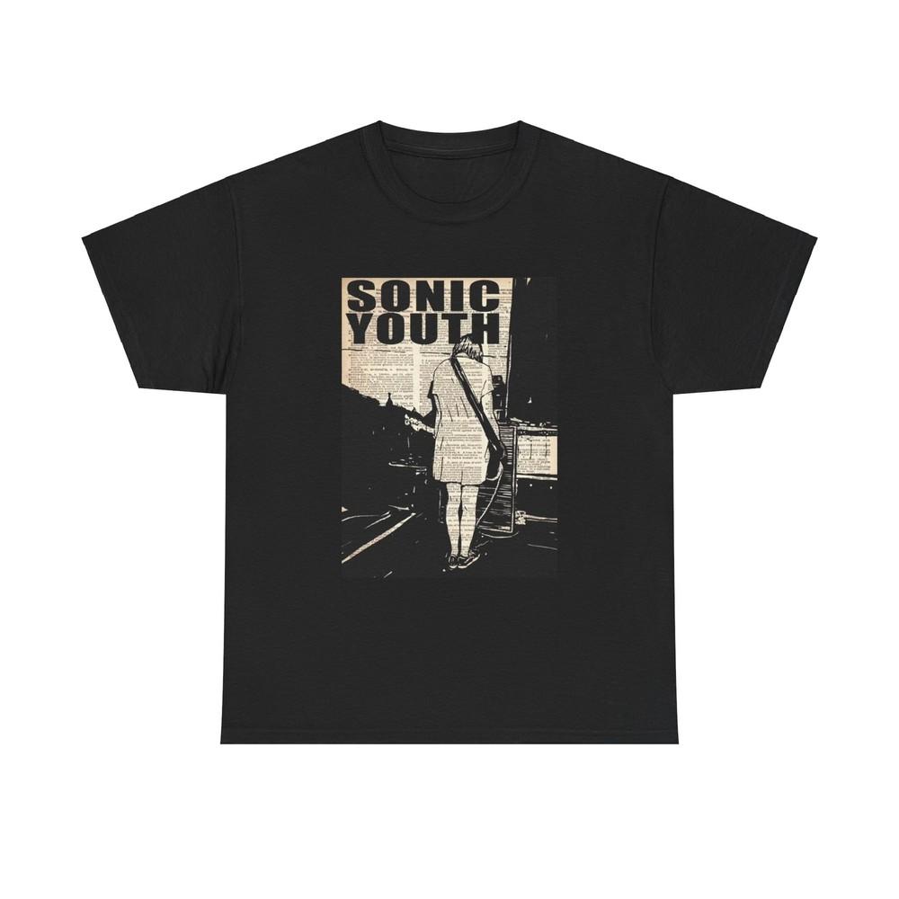 

Sonic youth T-shirt vintage art punk rock retro Unisex Heavy Cotton Tee Unisex T-Shirt L