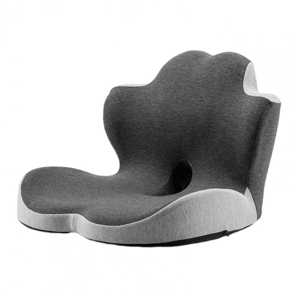 Pressure Relief Seat Cushion Ergonomic Seat Cushion Ergonomic Memory Foam Seat Back Cushion Set for Office Workers for Long