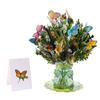 Carving Flower Mother's Day Birthday Greeting Card Paper Thank You Card  Birthday