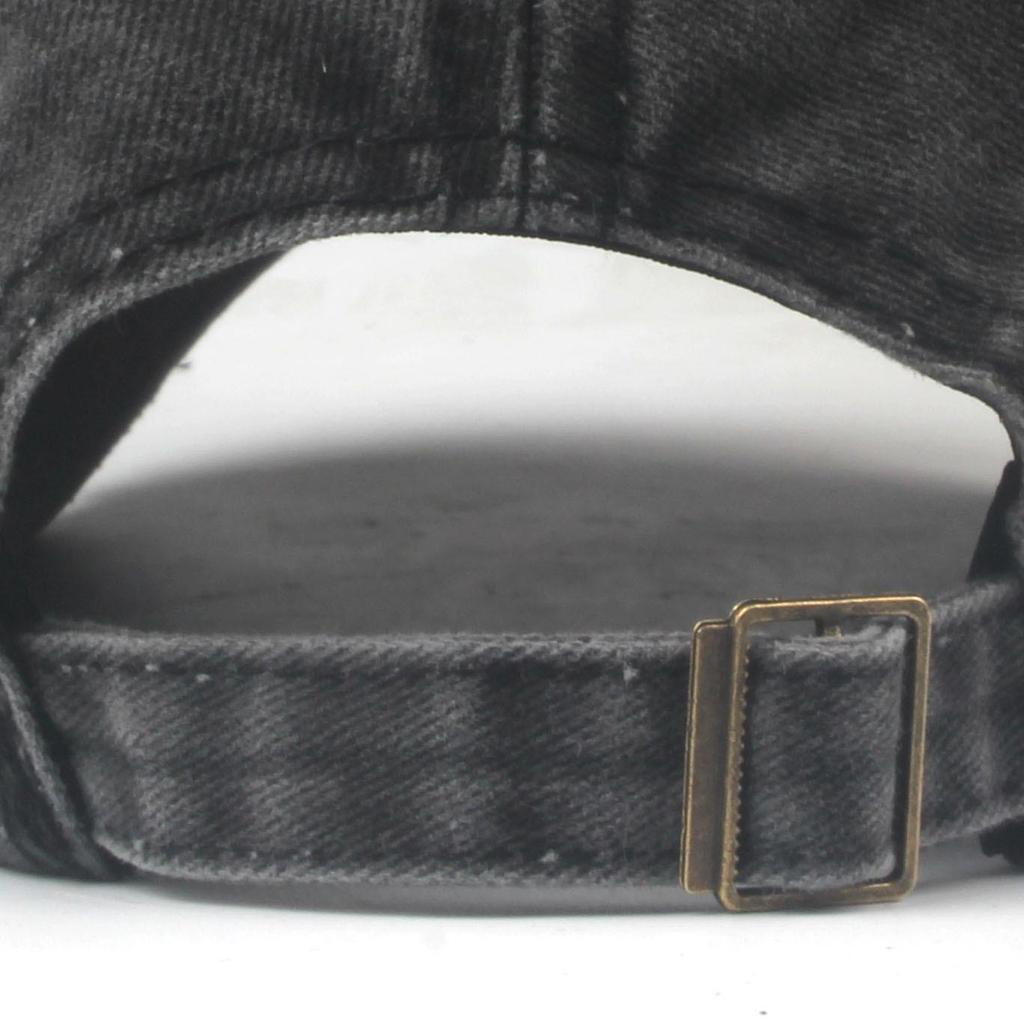 XTHEE New York Embroidered Washed Cotton Baseball Cap Duckbill Hat