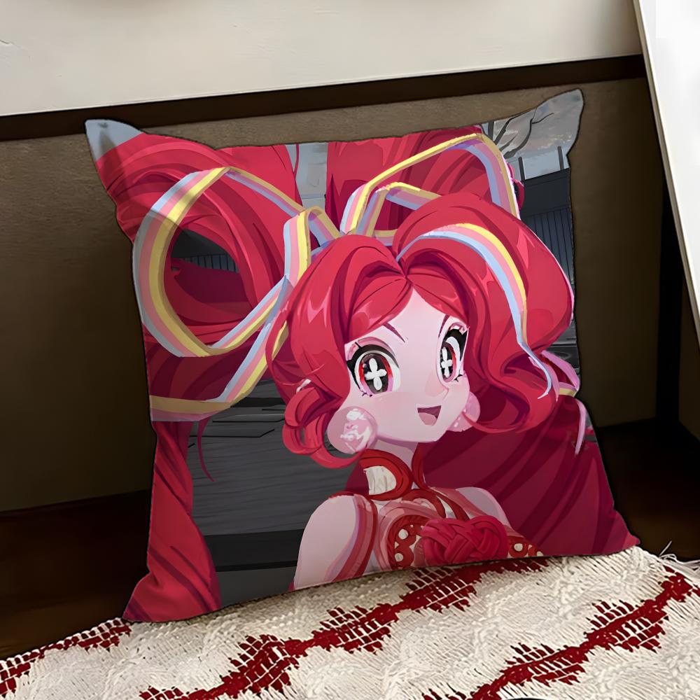 Game DDislyte Cushion Cover Reversible Soft Durable Pillow Cover Home Car MultiScene Use for Daily Comfort