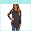 Luxurious Womens Blouse Striped Plaid Long Sleeve Top With Versatile Casual Fit