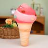 Simulated Cute Fruit Ice Cream Pillow Plush Toys for Girls Sofa Cushions At Home Ornaments Children's Gifts