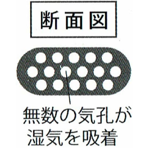 Anesty Moisture-Absorbing Measuring Spoon, 5ml, 8.8cm W X 3.3cm D X 1.8cm H, Karari Porous Ceramic, 1 Teaspoon, Absorbs Moisture, HO2160, White