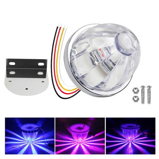 

LED Watermelon Marker Light with Bracket Watermelon-Shaped Side Markering Lamp Indicator for Trailer Truck Semi-Trailer Heavy-Duty 1pc