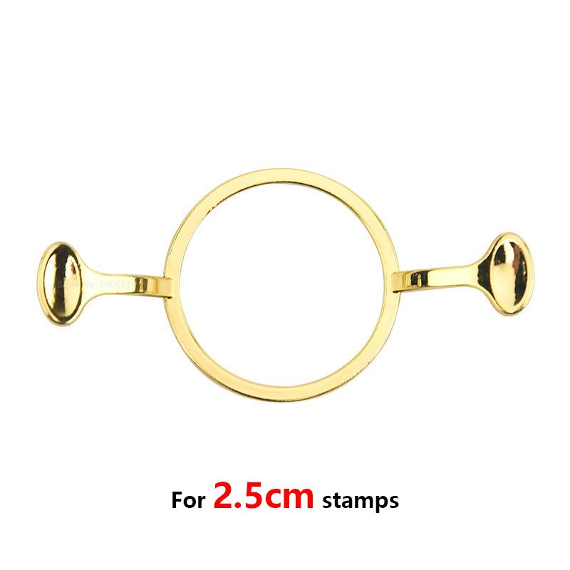 2/1pcs Wax Seal Stamp Molds Fixer Love Round Flower Shape DIY Tools Invitation Greeting Card Wedding Seals for 2.5cm Seal Stamp