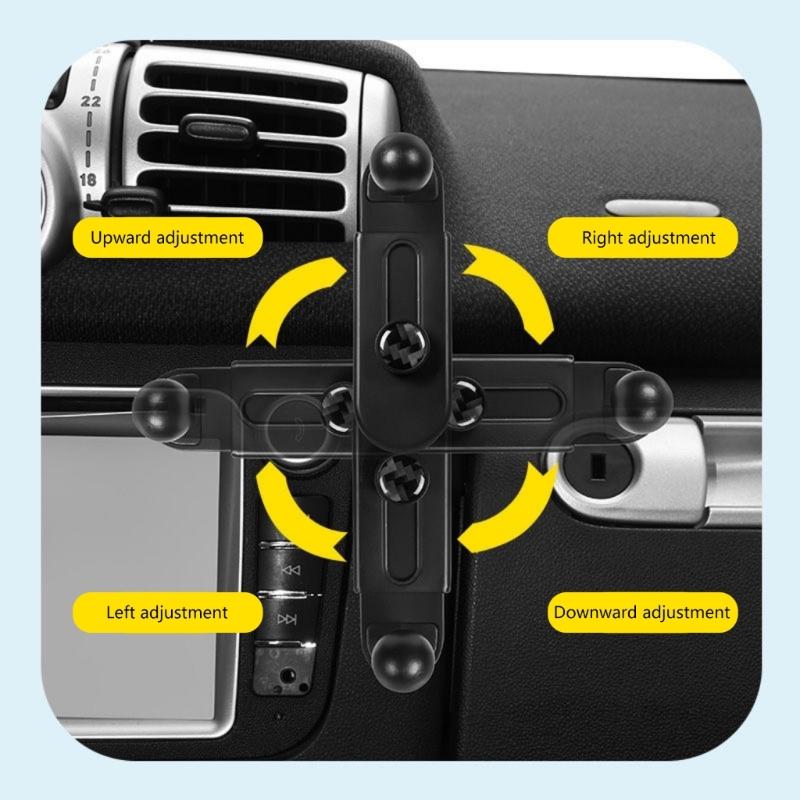 17mm Ball Joint Adapter Extension Arms Suitable For Car Vent Phone Desktop Stand Navigation Holder With Adjustable Angle