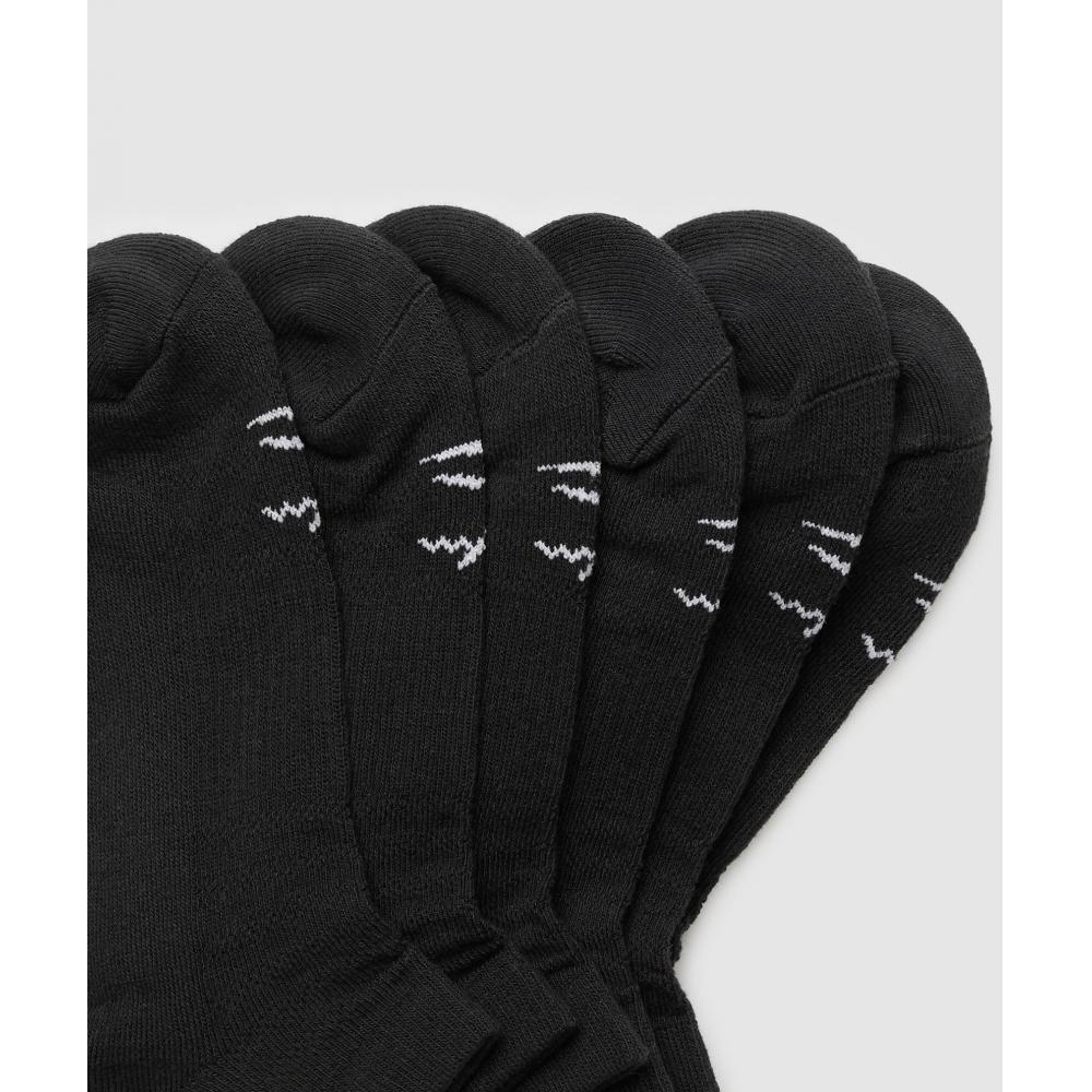 Gymshark Trainer Socks 3pk Black I1c4k Bb2j