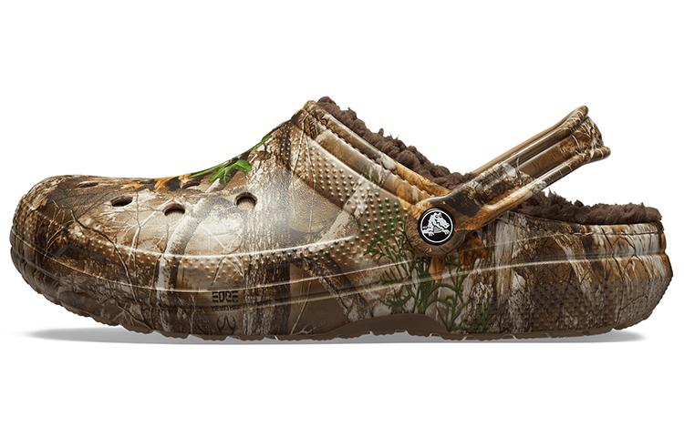 Crocs Classic Lined Realtree Edge Clog  Brown  205377-280 39-40